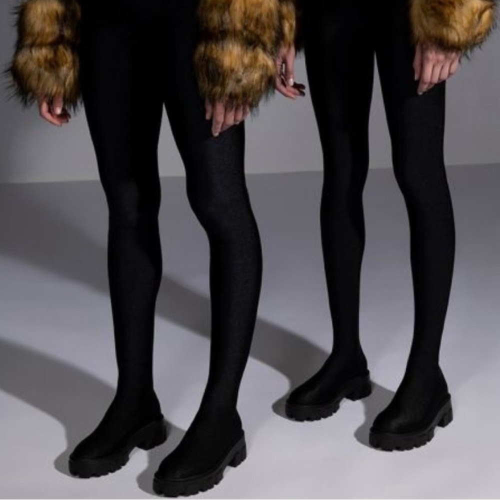 Azalea wang hollywood disco pant boots sz 7.5 brand new!